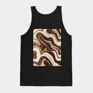 Brown marble gradient Tank Top